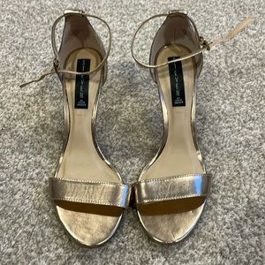 Gold Steve Madden heels size 8